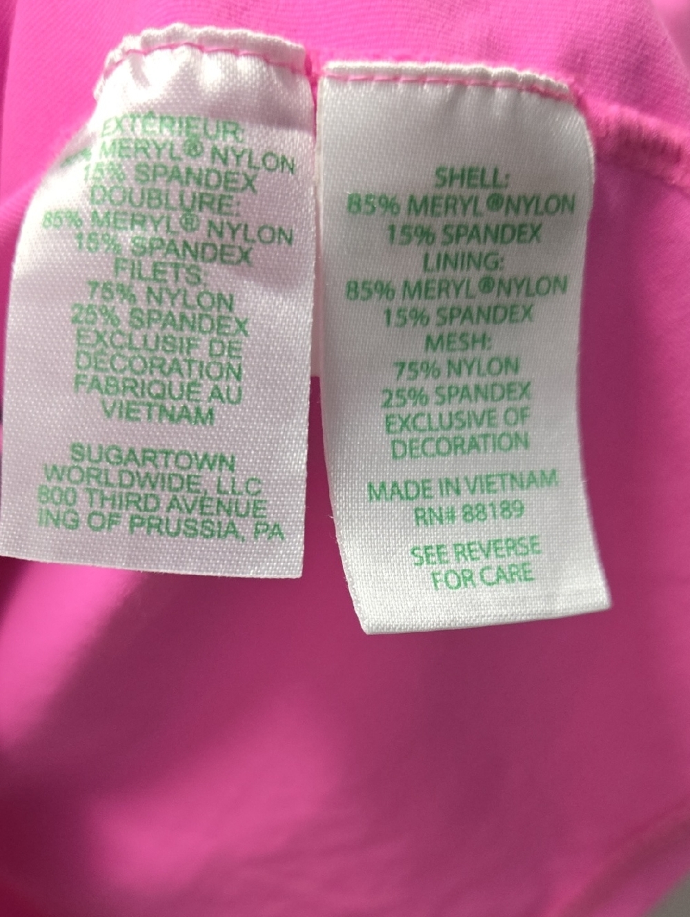 Lilly Pulitzer Luxletic Top Built In Bra - Picture 5 of 7